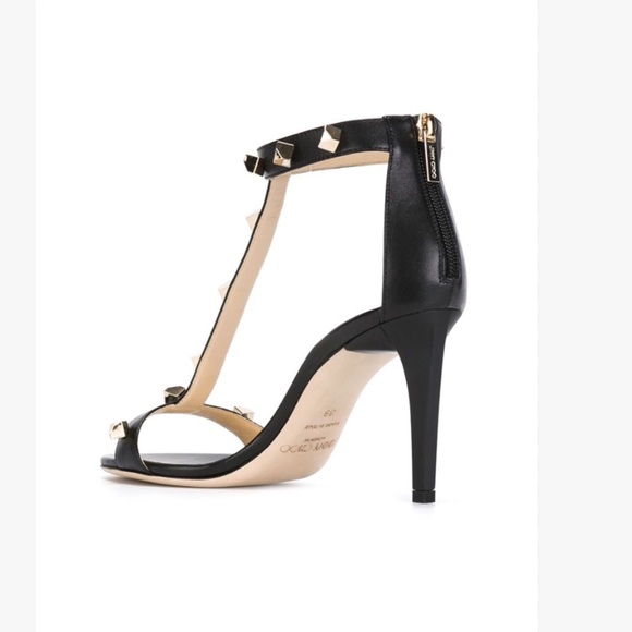 Jimmy Choo Lamba Cube Studded Heels - Picture 2 of 8